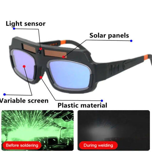 Griffin's Welding School™ Auto-Darkening Anti-Glare Goggles Anti Spier