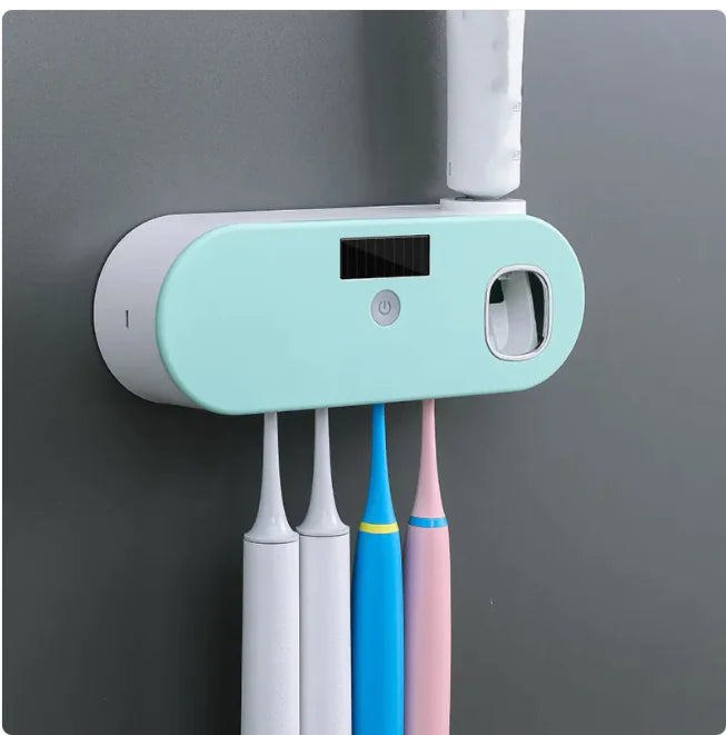UV Clean USB Smart Toothbrush Holder & Cup Set Anti Spier
