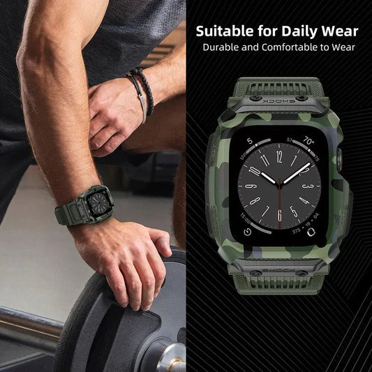 Sport Case And Strap Watch Anti Spier