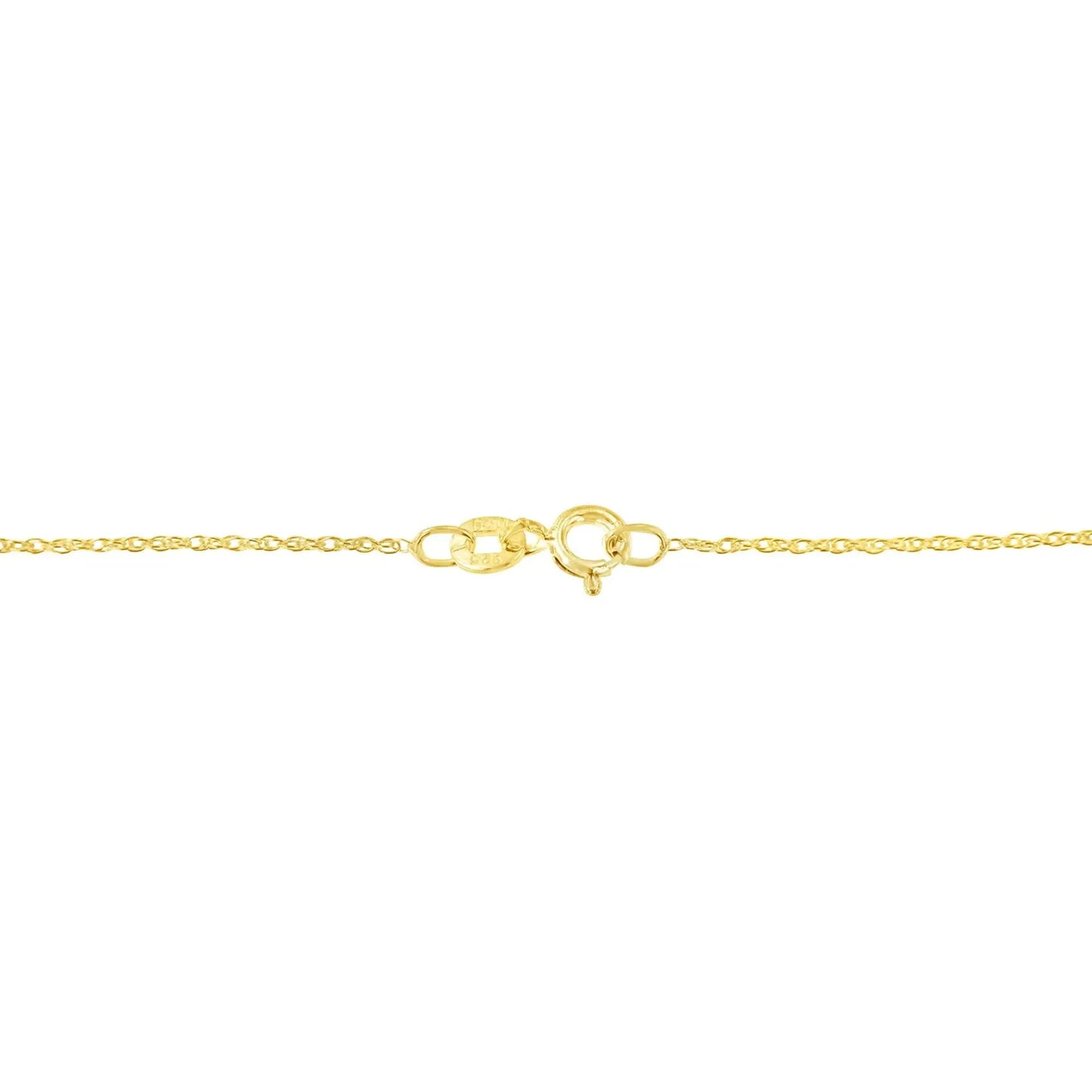 10K Gold 1/5 Cttw Princess Cut Diamond 3 Stone Drop 18" Pendant Necklace (H - I Color, SI2 - I1 Clarity) - Anti Spier - Anti Spier - necklace
