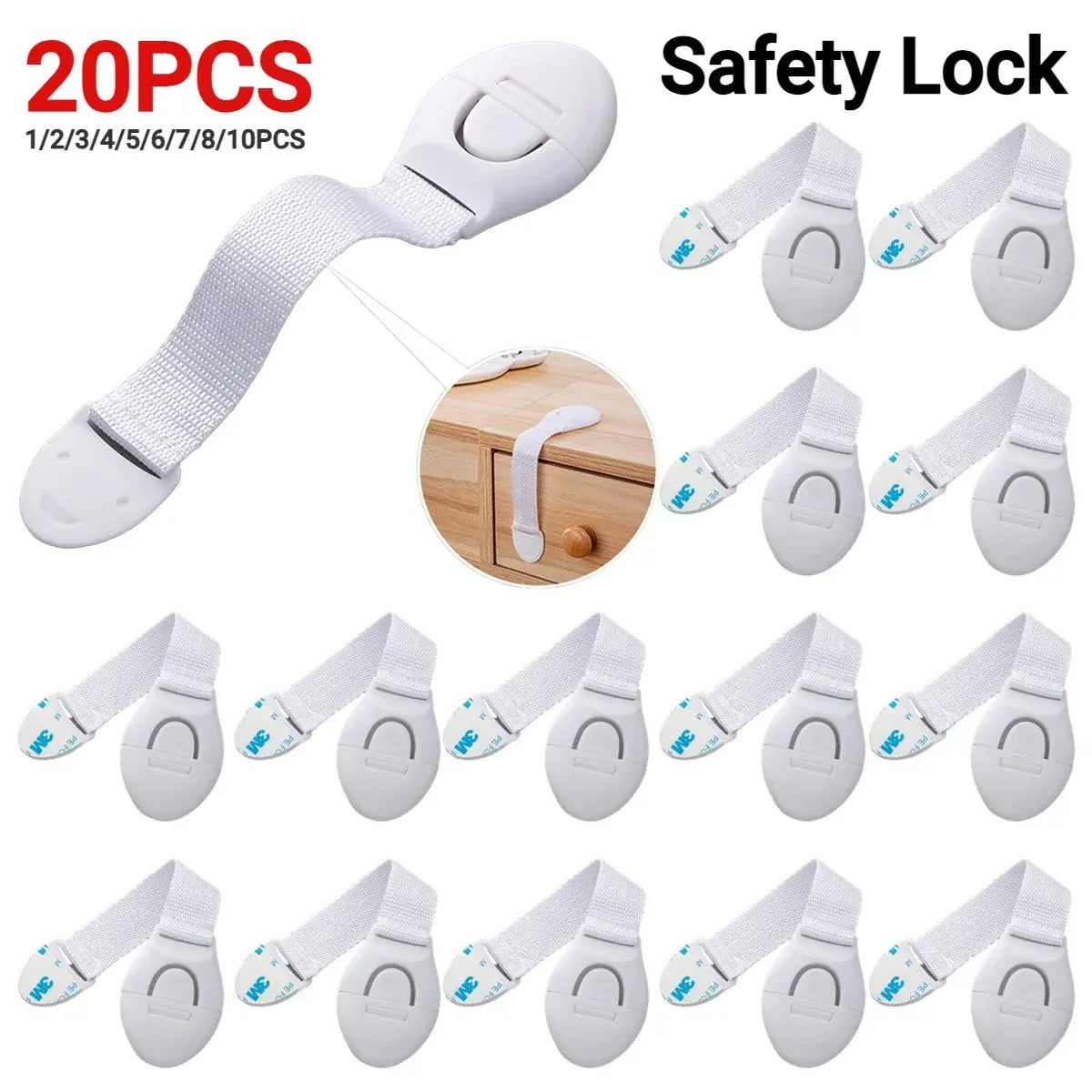 Child Safety Cabinet Locks Drawer And Door Protection Anti Spier