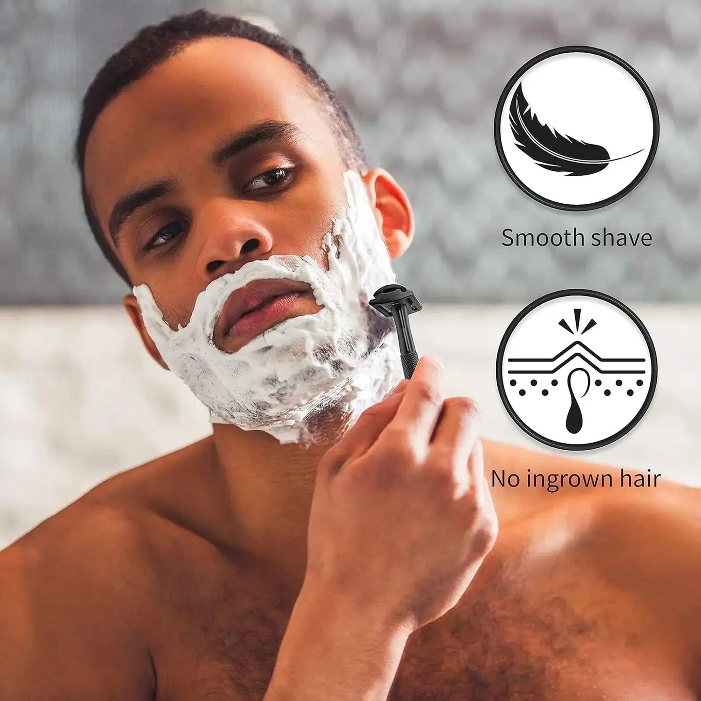 Double Edge Safety Razor For Men Anti Spier