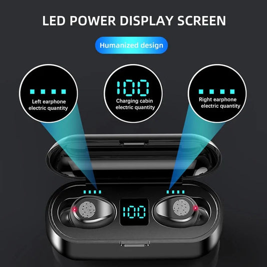 Bluetooth 5.0 Wireless Earbuds Anti Spier
