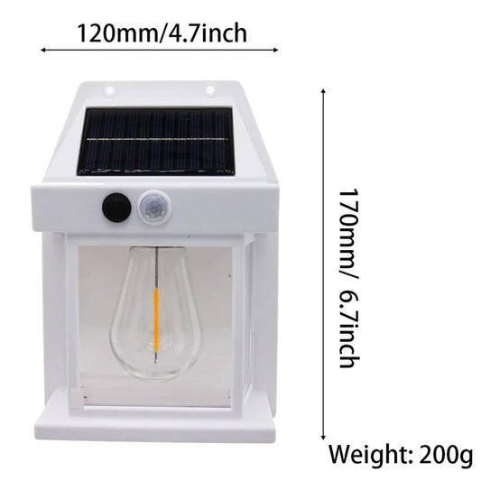Solar-Powered Outdoor Wall Light Anti Spier