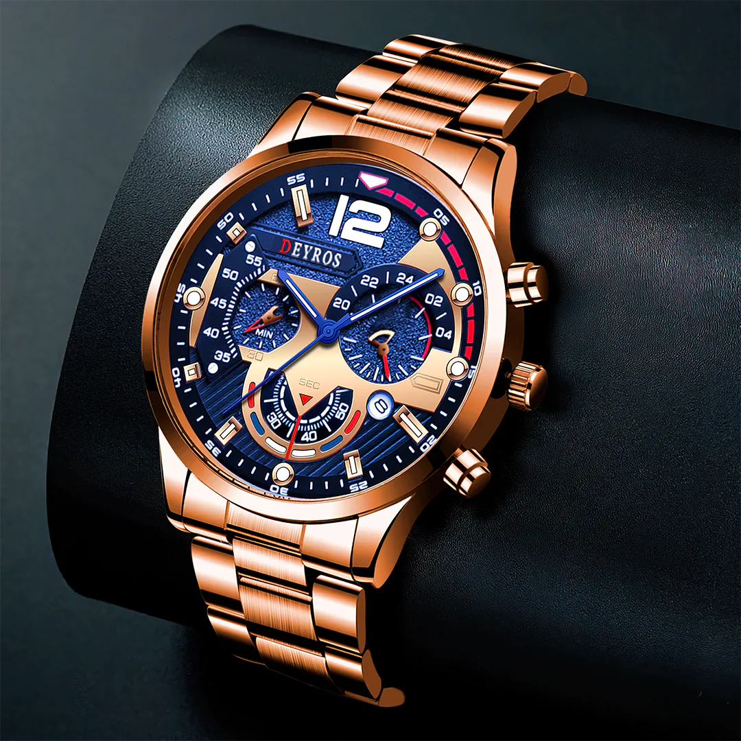 Luxury Sport Quartz Wrist Watch Anti Spier