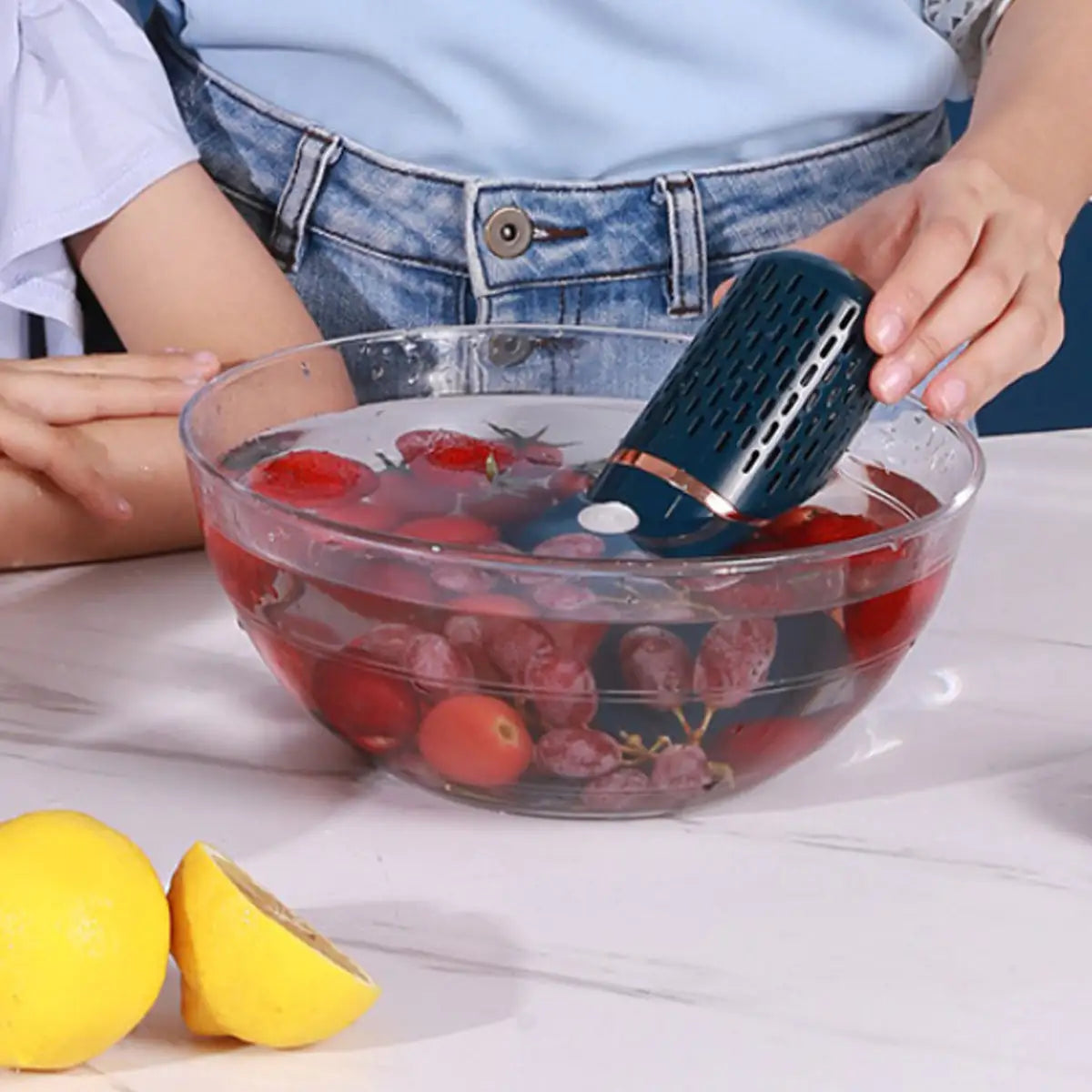 PureTech Ultrasonic Fruits And Veggie Cleaner Anti Spier