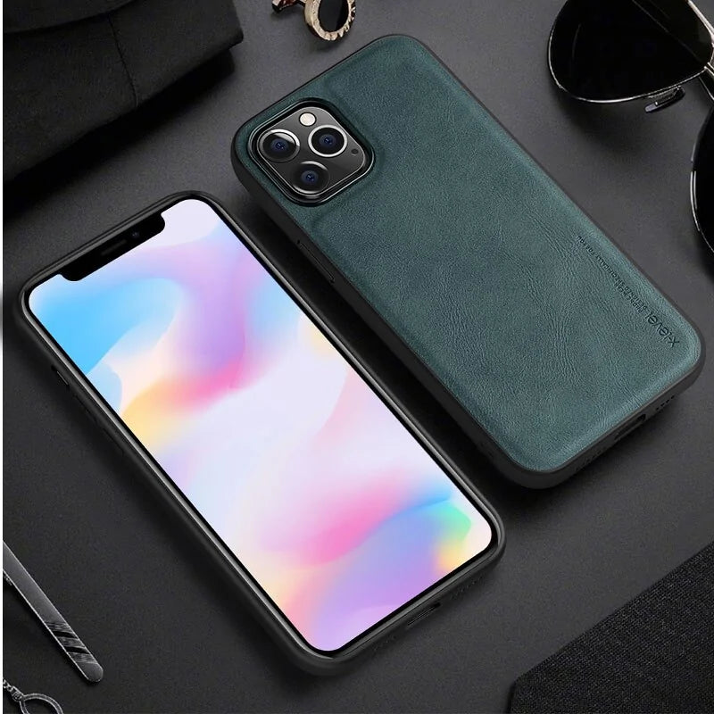 Leather iPhone Case Anti Spier