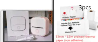 Portable Mini Thermal Label Printer Home Photo Printer Student Wrong Question Printer Bluetooth Mini Label Printer Price Tag - Anti Spier