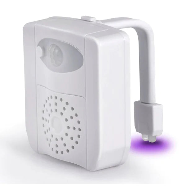 CLEAN BOWL UV Sanitizing Light For Germ Free Toilets With LED Motion Light Anti Spier