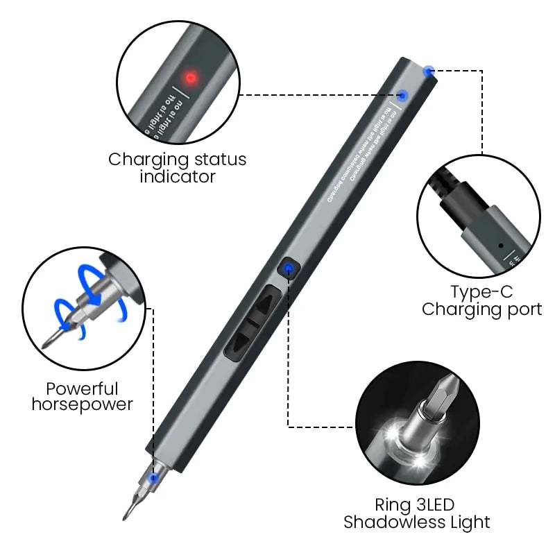Portable Screw Driver Kits Anti Spier