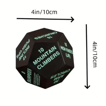Exercise Dice Fun Games Anti Spier