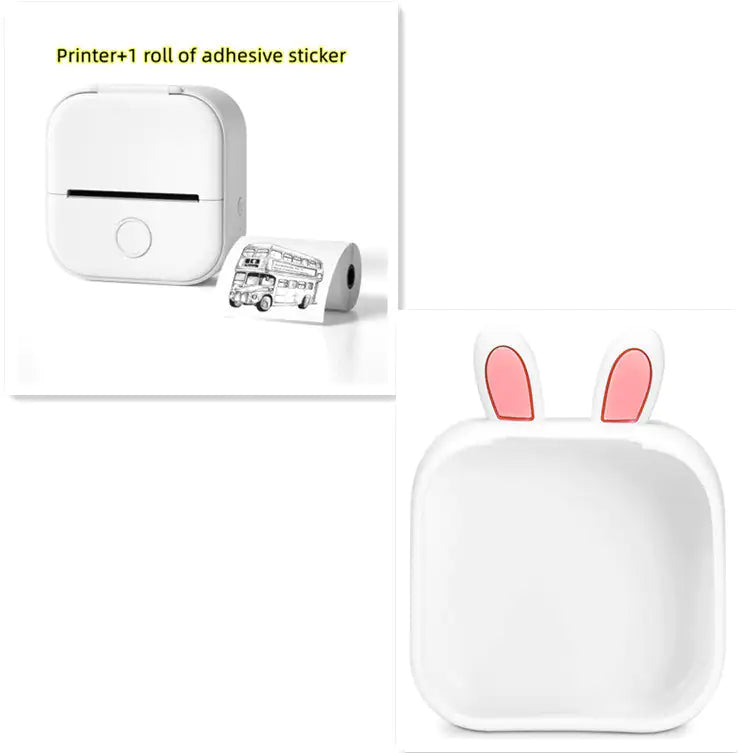 Portable Mini Thermal Label Printer Home Photo Printer Student Wrong Question Printer Bluetooth Mini Label Printer Price Tag - Anti Spier