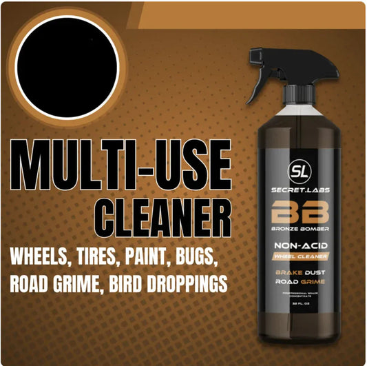 Bronze Bomber Wheel Cleaner - Non-Acid Formula Anti Spier