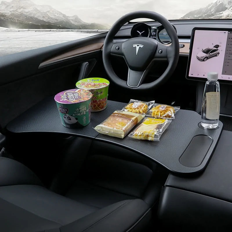 Tesla Car Steering Wheel Table Board Anti Spier