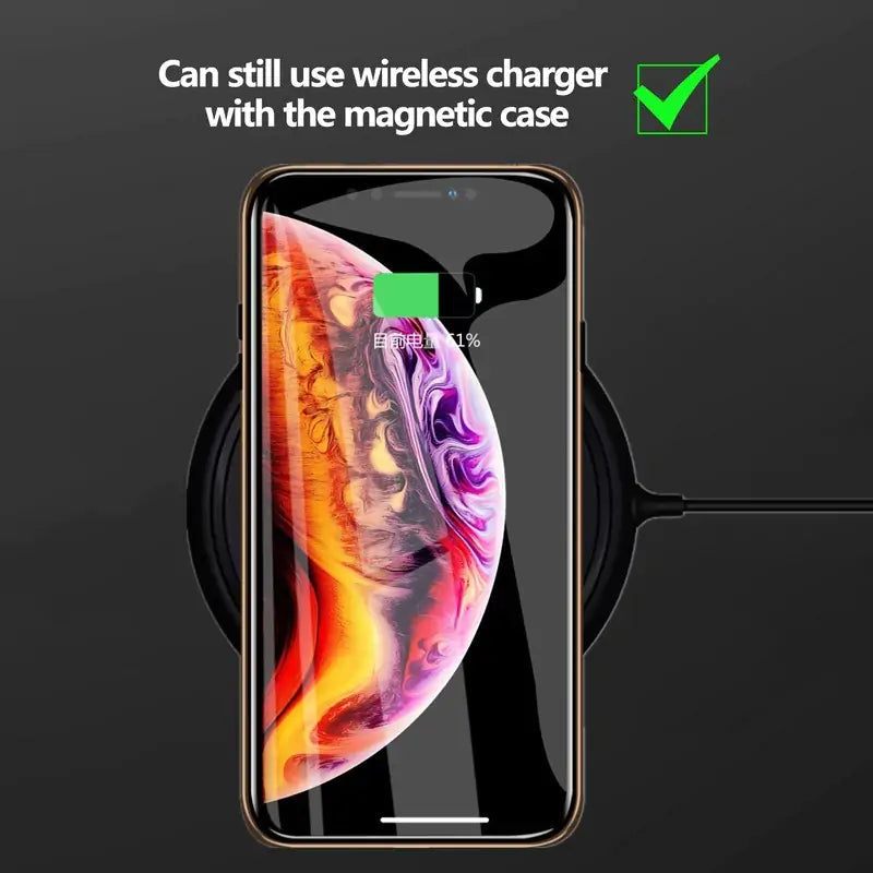 Glass Privacy Metal Phone Case iphone Anti Spier