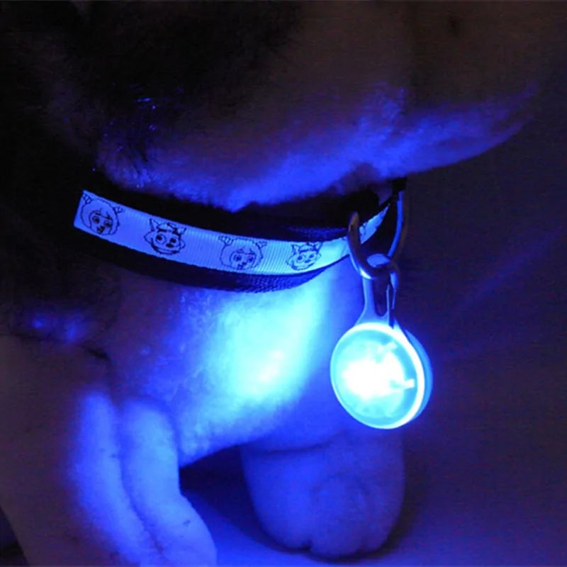 LED Pet Collar Pendant for Night Safety Anti Spier