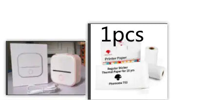 Portable Mini Thermal Label Printer Home Photo Printer Student Wrong Question Printer Bluetooth Mini Label Printer Price Tag - Anti Spier