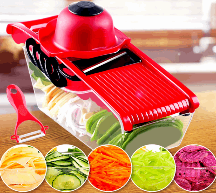 Multifunction Kitchen Slicer 6 Blades - Wins Wow