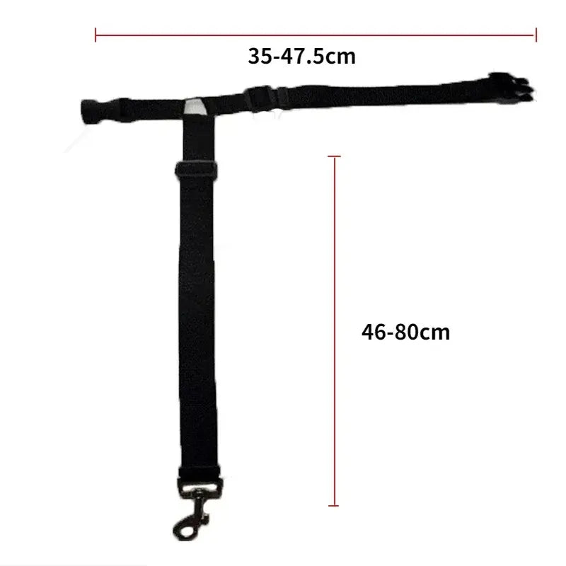 Pet Car Seat Belt & Harness Safety And Style Anti Spier