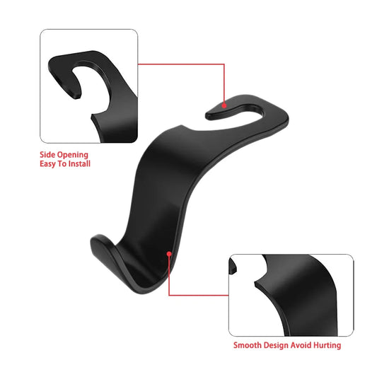 4/2/1 PCS Car Seat Headrest Hook