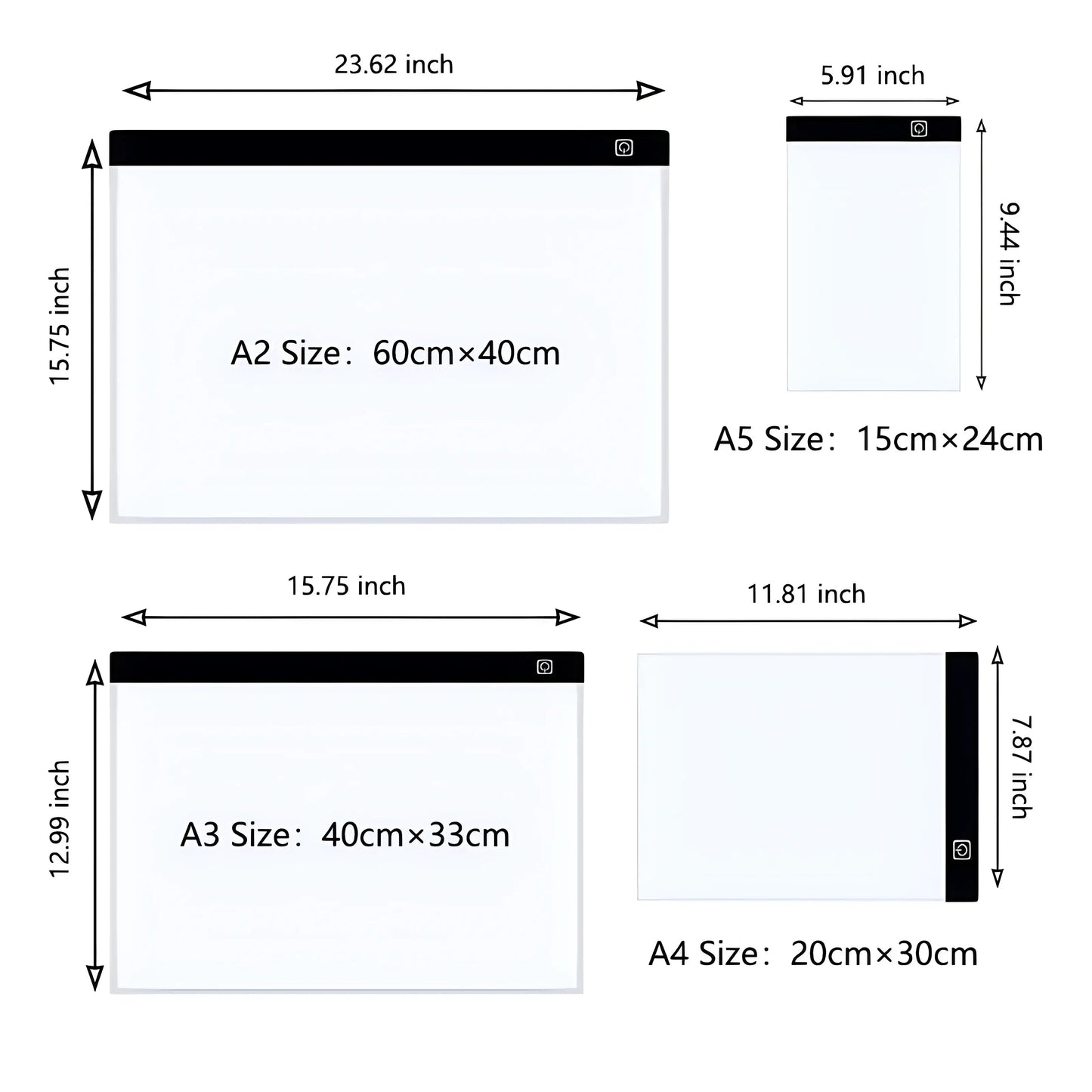 Dimmable LED Drawing Pad: Creative Kids' Gift Anti Spier