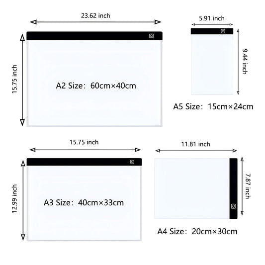 Dimmable LED Drawing Pad: Creative Kids' Gift Anti Spier
