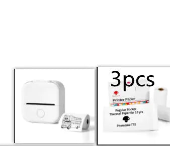 Portable Mini Thermal Label Printer Home Photo Printer Student Wrong Question Printer Bluetooth Mini Label Printer Price Tag - Anti Spier