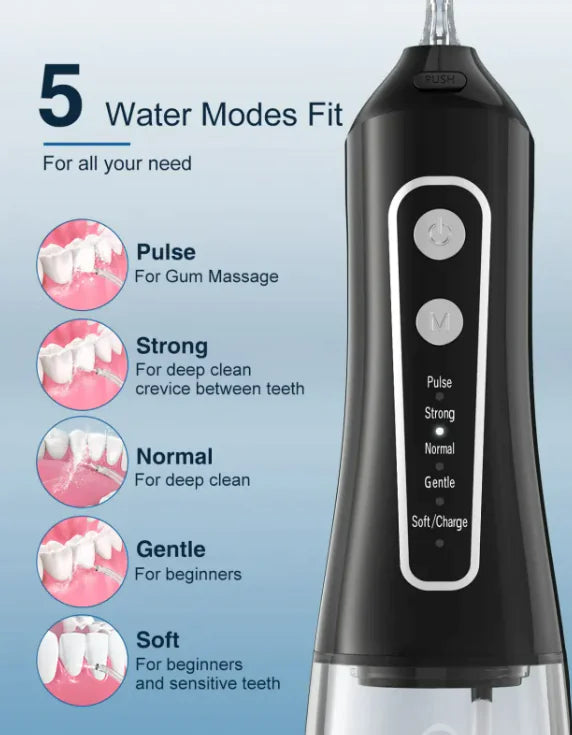Home Fashion Minimalist Rechargeable Oral Irrigator Anti Spier
