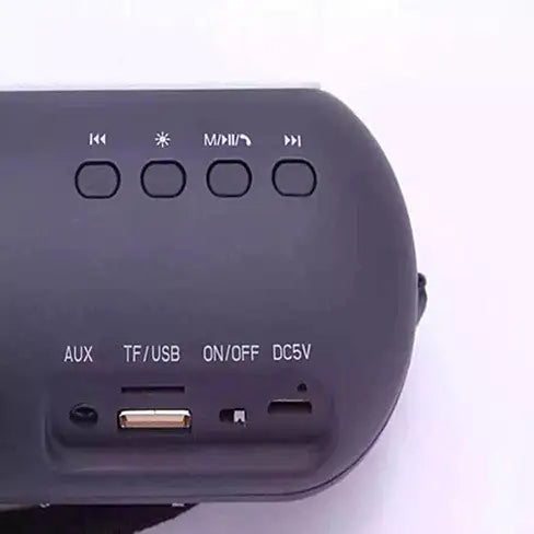 Dance With Me Portable Bluetooth Speaker With DISCO LED Lights Anti Spier