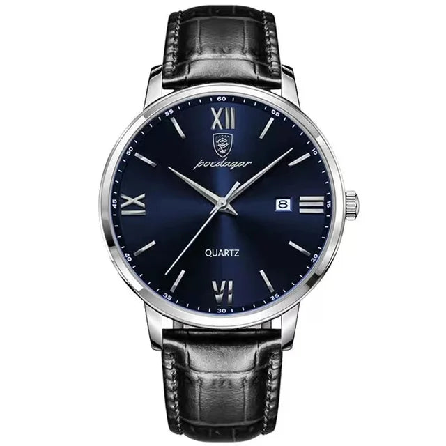Leather Men Quartz Luxury Watches Anti Spier