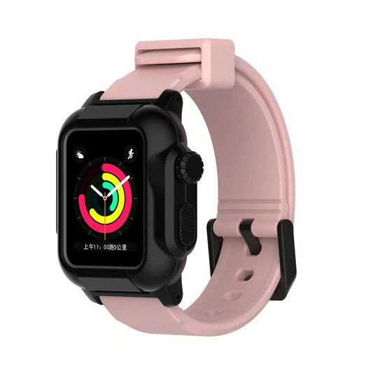 Waterproof Box Case Strap For Apple Watch Anti Spier