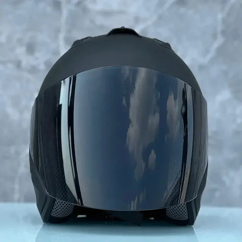 Ultralight Safety Motorcycle Helmet with Integrated Light Anti Spier