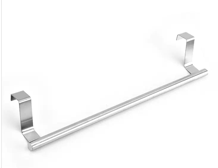 Stainless Steel Single Rod Towel Rack for Cabinet Doors Anti Spier