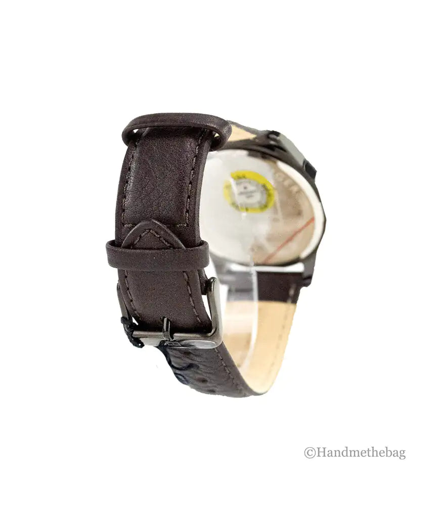 Tommy Hilfiger The Essentials Brown Strap Grey Dial Watch - Anti Spier
