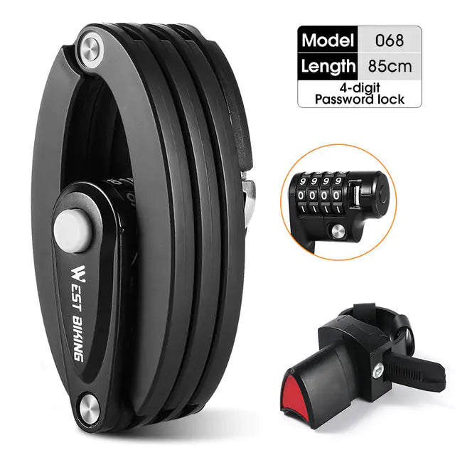 Foldable Bike Lock Anti Spier