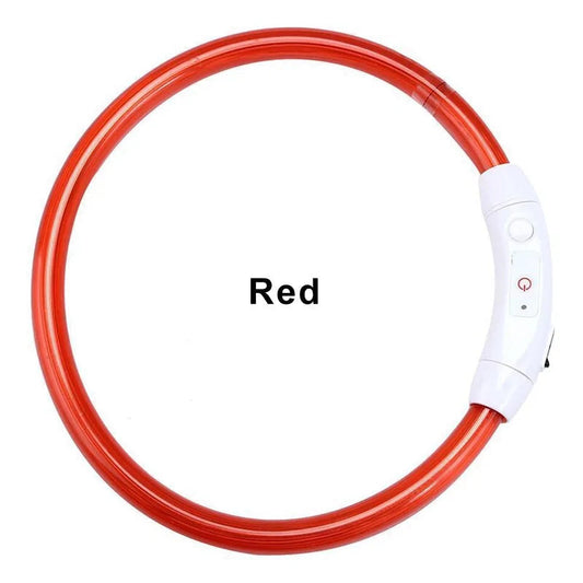 LED Collar Night Safety For Pets Anti Spier