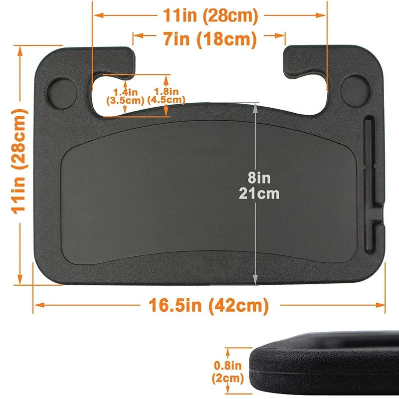 Car Portable Dining Table Car Steering Wheel Tray Anti Spier