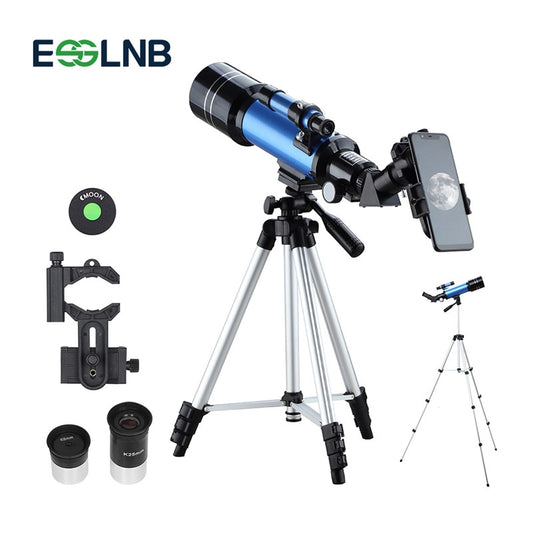 F40070M Telescope Astronomical Monocular With Tripod Refractor Spyglass Zoom High Power Powerful For Astronomic Space - Wins Wow