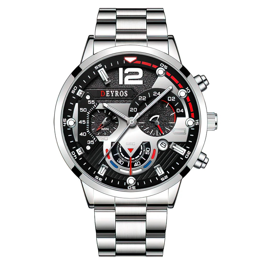 Luxury Sport Quartz Wrist Watch Anti Spier