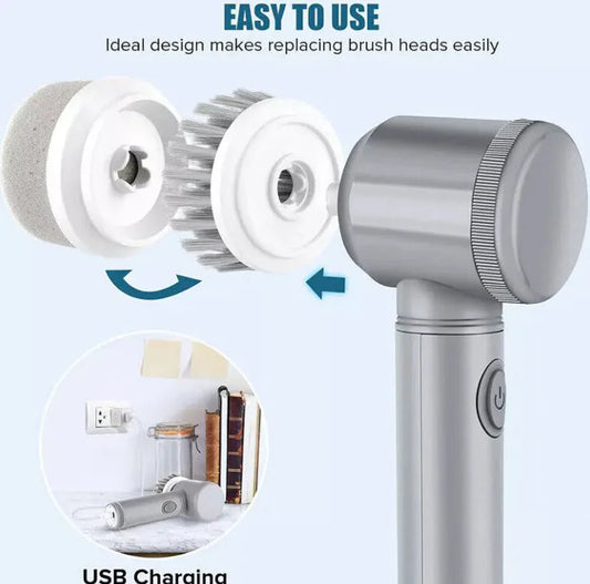 Electric Spin Scrubber Anti Spier