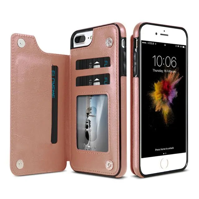 Retro Leather Case Anti Spier