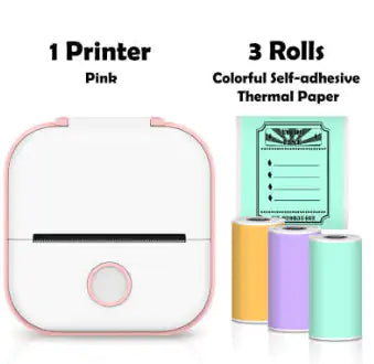 Portable Mini Thermal Label Printer Home Photo Printer Student Wrong Question Printer Bluetooth Mini Label Printer Price Tag - Anti Spier