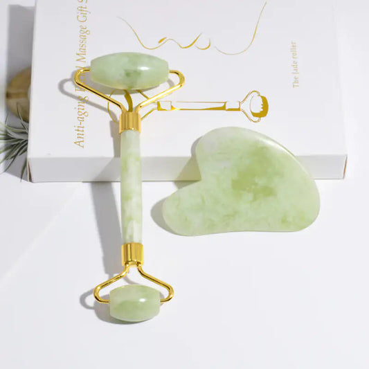 Jade Roller & Gua Sha Gift Box Anti Spier