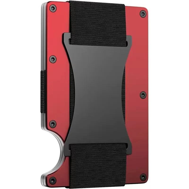 New Metal Card Bag Carbon Fiber Wallet Wallet RFID Anti-theft Swiping Blocking Technology Anti Spier