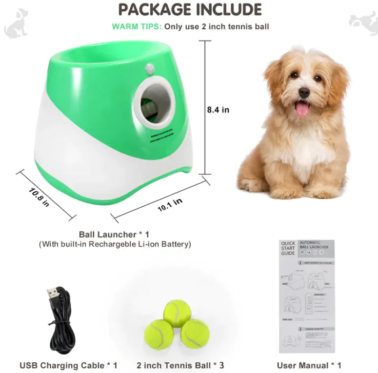Automatic Dog Ball Thrower Anti Spier