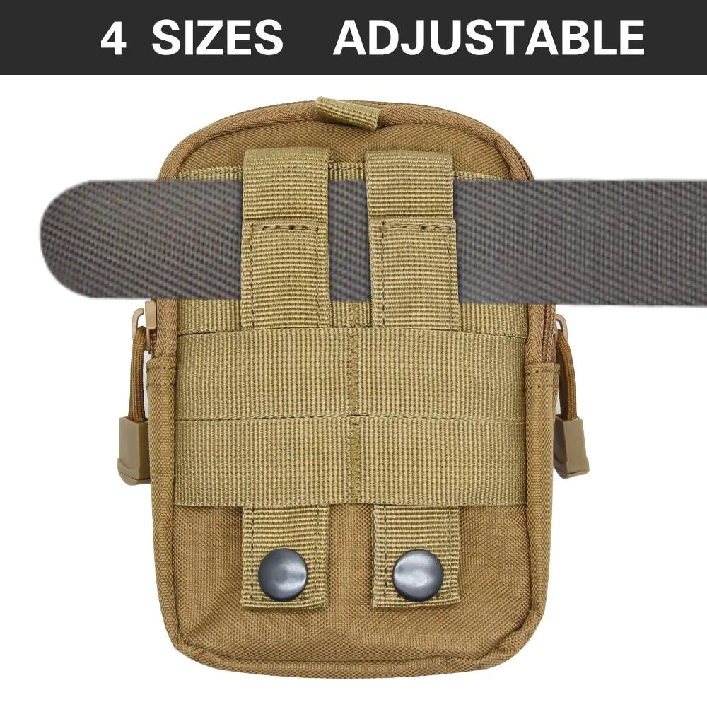 Waterproof Tactical Pouch Belt Waist Pack - Anti Spier