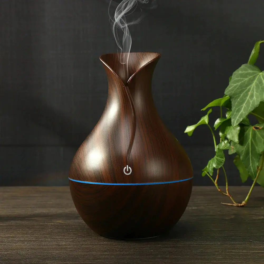 LED Ultrasonic Aromatherapy Essential Oil Diffuser Anti Spier