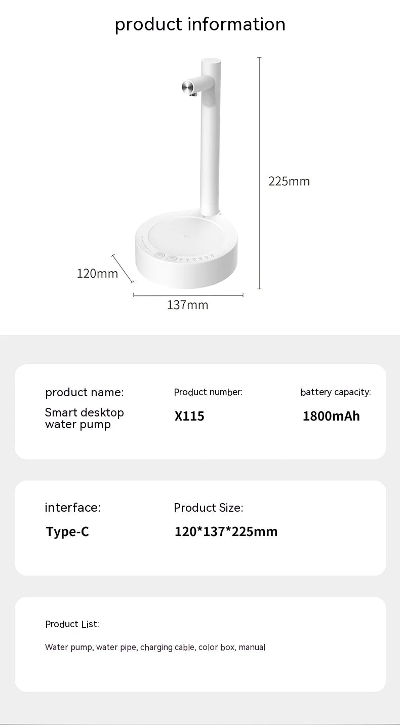 Smart Electric Water Dispenser Anti Spier
