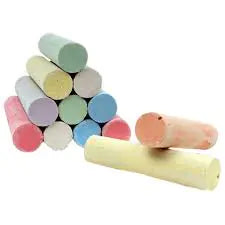 Sesame Street Chalk- Assorted Colors 15ct Anti Spier