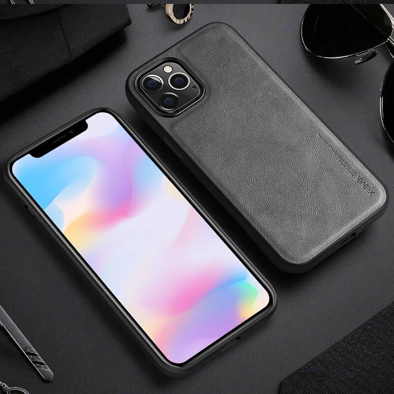 Leather iPhone Case Anti Spier